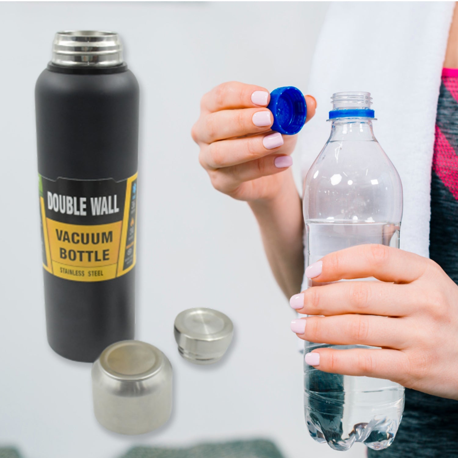 0334 304 Stainless Steel Vacuum Flask Water Bottle, Double Wall, Fridge Water Bottle, Leak Proof, Rust Proof, Hot & Cold Drinks, Gym BPA Free Camping for Sports, Outdoors Travel Home, For office/Gym/School (1500 ML) 0334 304 Stainless Steel Vacuum Flask Water Bottle, Double Wall, Fridge Water Bottle, Leak Proof, Rust Proof, Hot & Cold Drinks, Gym BPA Free Camping for Sports, Outdoors Travel Home, For office/Gym/School (1500 ML)
